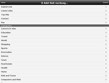 Tablet Screenshot of add-link-exchange.com